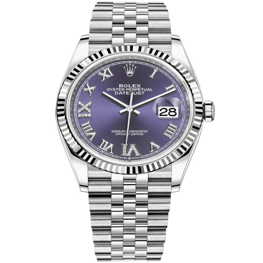 DATEJUST AUBERGINE DIAMOND